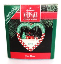 Vtg Hallmark 1990 New Home Keepsake Christmas Holiday Ornament Snowman Heart - $12.00