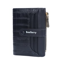 Baellerry Women Short Wallets Stone Stripe Top Quality Card Holder Classic Femal - £24.16 GBP