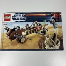 LEGO 9496 Star Wars Desert Skiff Instructions Manual Only - £2.32 GBP