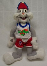 Mc Donald&#39;s Wb Space Jam Basketball Bugs Bunny 9&quot; Plush Stuffed Animal Toy 1996 - £12.27 GBP