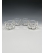 Duncan Miller EAPG Beaded Swirl Dessert Bowls Clear Glass Vintage Dishes - $35.56 CAD