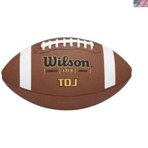 TDJ 1713 Composite Football for Ages 9-12 - Durable and Stylish in Brown... - $129.77