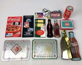 Vintage Coca Cola Collectibles Lot Pen Tins Trays Pencil Booklets Pamphl... - $744.21 MXN