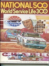 Charlotte Motor Speedway NASCAR Race Program 10/10/1976-National 500-VF/NM - $60.53