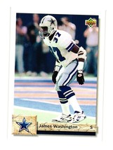 1992 Upper Deck #571 James Washington Dallas Cowboys - £1.59 GBP