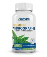 Premium Andrographis Extract 1,200mg (100mg Andrographolides), 120 Capsules - $37.39 CAD