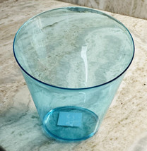Caterer&#39;s Corner Clear Blue Plastic Container/ Ice Bucket 7.625x7x7.75 in - $9.78