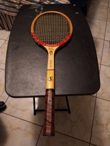 Vintage Spalding Pancho Gonzales Signature Picture Series wooden racquet Fibre - $21.28