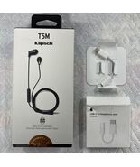 Klipsch T5M Wired In-ear headphones remote/mic (Black) + Apple Type C Ad... - $211.26 CAD