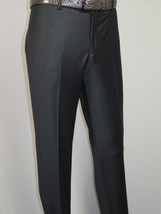 Men Suit BERLUSCONI Turkey Italian Wool 180's Double Breasted UGS94-14 Charcoal image 8