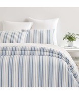 Home Conservatory Ticking Stripe 3P King duvet cover shams set - $2,645.11 MXN