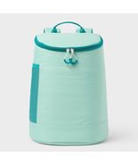 15 Cans/20.7qt Backpack Cooler - Sun Squad™ Aqua: Adjustable Straps, Zip... - $23.70 CAD