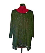 Style &amp; Co Sweater Multicolor Women 3/4 Sleeve Size Medium - £28.61 GBP