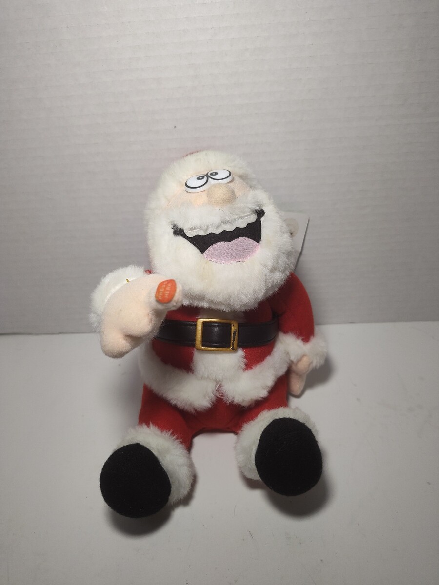 Pull My Finger Joking Talking Santa Plush Christmas Prank Toy -  SEE VIDEO - $19.79