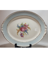 Chateau Blue Platter by Homer Laughlin China 13.5 x 10.75 - $39.59
