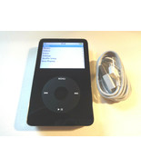 APPLE  iPOD  CLASSIC  5.5 GEN.  BLACK  80GB...WOLFSON CHIP...NEW BATTERY... - €172,28 EUR