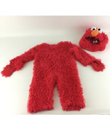Sesame Street Furry Elmo Monster Halloween Costume Jumpsuit Size 24mo To... - £38.94 GBP