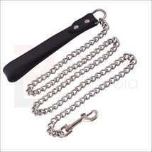 Dog Leash Chain LINK-36&quot; With Handle 4.0 Mm 3&#39;FOOT - £14.24 GBP