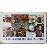 1971 Delta Airlines Employee Lift Delta Above the Rest Motivational Poster - €68,17 EUR