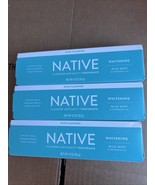 3 PACK Native Toothpaste Whitens Teeth, Wild Mint Fluoride Free, 4.1 oz - $31.67