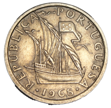 Portugal 2 1/2 Escudos, 1968 Unc~Ship~Free Shipping #A117 - $4.89