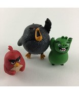 Angry Birds Collectible PVC Figures Red Bird Bearded Pig Angry Bomb 2016... - £15.56 GBP