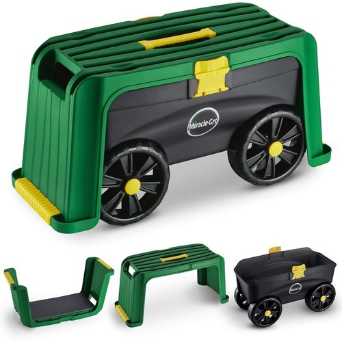 4-in-1 Garden Stool – Multi-Use Garden Scooter with Seat – Rolling Cart ... - $202.46