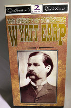 1993 Wyatt Earp The Sheriff of Tombstone 2 VHS Tape Box Set Collector&#39;s Edition - £8.25 GBP
