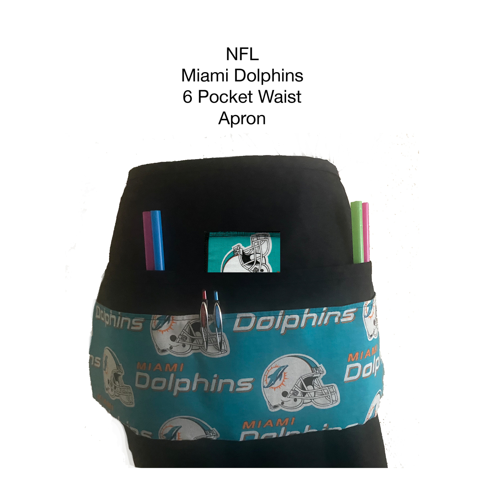Primary image for 6 Pocket Waist Apron / NFL Miami Dolphins