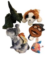 Plush Animals  Lot of 5 NO TAGS Used In Good Shape Stuffed Animals - £5.43 GBP