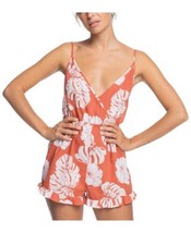 Roxy Womens Honest Love Cover-Up Romper Size X-Small Color Dark Pink - $42.31
