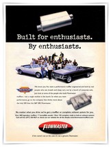Flowmaster Mufflers Built for Enthusiasts Vintage 2000 Full Page Magazin... - $9.70