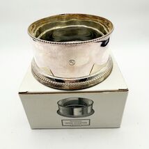 Restoration Hardware Hawthorne WINE Champagne Bottle COASTER Silver Plated - $75.00