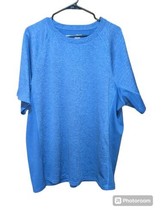 BCG Mens Sz XXL Running Shirt Short Sleeve Blue Athletic Top Breathable ... - £7.88 GBP