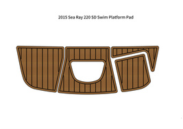 2015 Sea Ray 220 SD Swim Platform Pad Boat EVA Foam Faux Teak Deck Floor... - $281.00