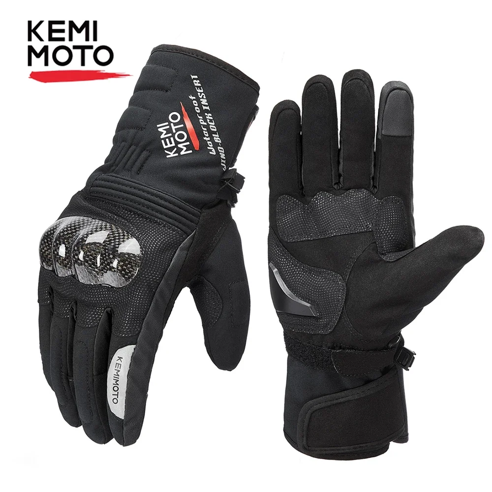 Winter Motorcycle Gloves Waterproof Warm Moto Guantes Touch Screen Anti-... - £31.67 GBP+