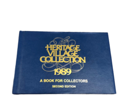 Heritage Village Collection 1989 Edition Collectors Book VTG 1984-1989 Blue - £13.44 GBP