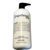 Philosophy The Gingerbread Man 32 Oz. New Body Lotion &amp; Pump - £22.55 GBP