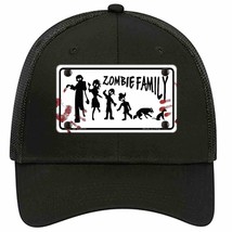 Zombie Family White Novelty Black Mesh License Plate Hat - £23.29 GBP