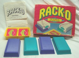 Vintage 1992 Parker Brothers RACK-O Card Game 100% COMPLETE Racko 1990&#39;s - $337.89 MXN