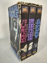 Original Version Star Wars Trilogy 1995 Boxed SET of 3 VHS New Hope Empire Jedi  - £11.18 GBP