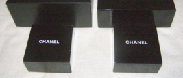 CHANEL VINTAGE LOT OF 2 EMPTY SQUARE CUFF BRACELET STORAGE / GIFT BOXES - $44.55