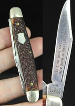 Vintage Pocket Knife Kutmaster Utica Ny &quot;S-1&quot; Usa Stockman Mining Advertisement - £45.09 GBP