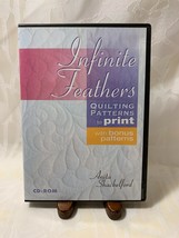 Infinite Feathers Quilting Patterns to Print CD-ROM Anita Shackelford - £9.34 GBP