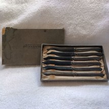 Butter Knife set 1847 Rogers Bros seventy year plate, 6 pieces, original box - $35.00