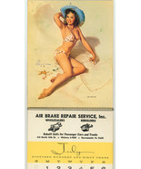 Gil Elvgren Art 1963 Brown &amp; Bigelo American Beauties Calendar / Pin-Up ... - €259,47 EUR