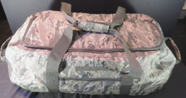 USAF U.S. AIR FORCE XL NYLON DUFFLE BAG TRAVEL AIRMAN TIGER STRIPE WATER... - $97.19