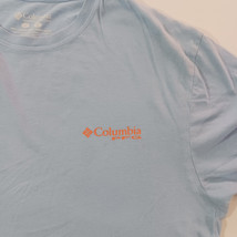Columbia PFG Men's Light Blue Crewnec Short Sleeve Cotton Tee T-Shirt Size Large image 4