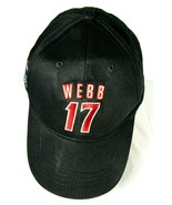 Brandon Webb #17 Diamondbacks Embroidered Black Baseball Hat Cap Adjustable - £13.76 GBP