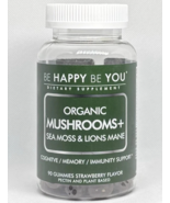 Be Happy Be You Organic Mushrooms + Sea Moss &amp; Lions Mane Gummy - 90 CT - $423.89 MXN